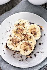 Banana cheese cake