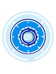 blue circular pattern globe design technology swirls cool futuristic