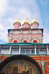 Obraz premium Church Domes in Trinity Sergius Lavra