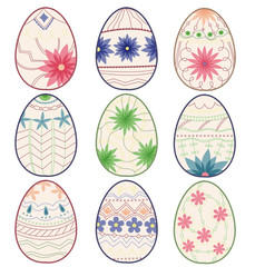Vintage easter eggs