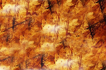 Naklejka premium abstract painting, mixed media grunge, Original painting and computer collage.