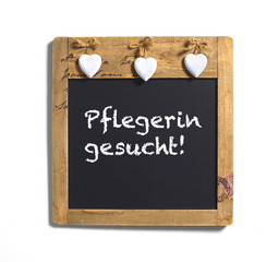 Pflegerin gesucht