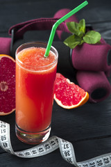 Freshly squeezed grapefruit juice