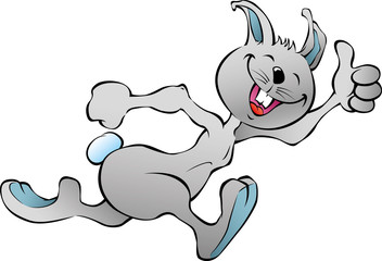 Lapin / lièvre gris court