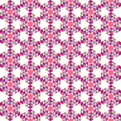 Vector modern seamless colorful geometry triangle pattern, color abstract geometric background