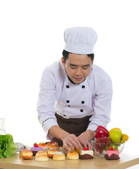 asian male chef