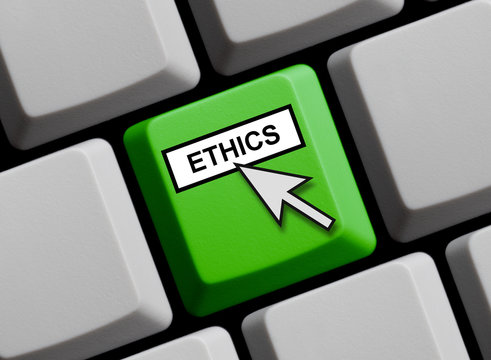 Tastatur zeigt Ethics