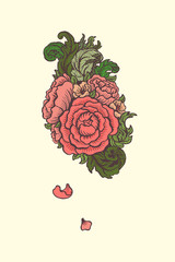 flowering human heart