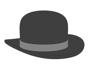 2d cartoon illustration of hat