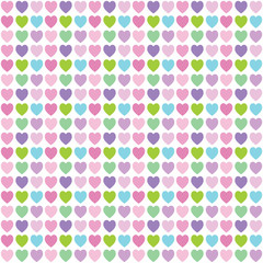 Heart seamless pattern