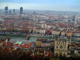 Fototapeta na wymiar Roof of Lyon 