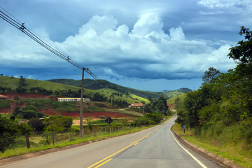 Fototapeta na wymiar roads Brazil