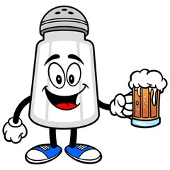 Salt Shaker with a Beer