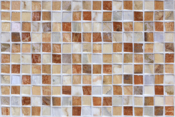 brown mosaic background tiles