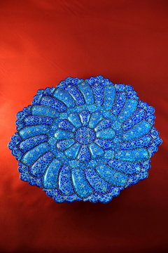 Mina Minakari Handicraft made in Esfahan Naqshe Jahan Square Iran