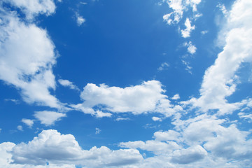 Blue sky with clouds