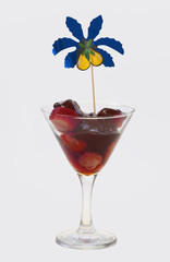 cognac and chocolate strawberries