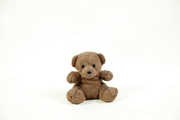 Teddy bear isolated on white background