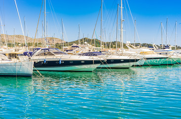 Mediterranean Sea Majorca Marina of Port de Pollenca