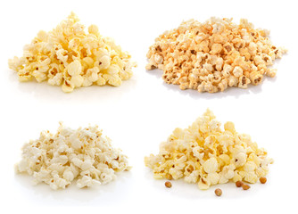 Pop Corn isolated on white background