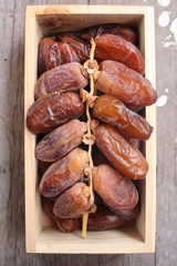 Dried date palm