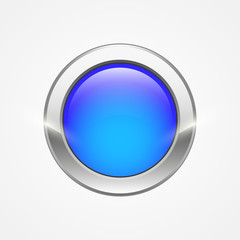 Blue web button