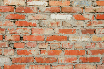 Brick texture with scratches and cracks