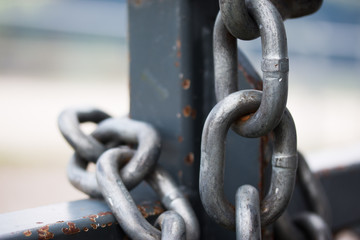 Eisenkette Nahaufnahme
