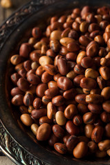 Fototapeta premium Raw Dry Organic Fava Beans