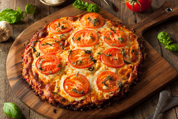 Homemade Vegan Cauliflower Crust Pizza