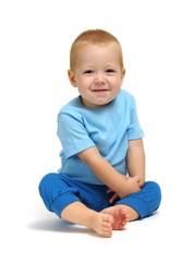  boy isolated on white