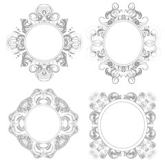 set of vintage frames