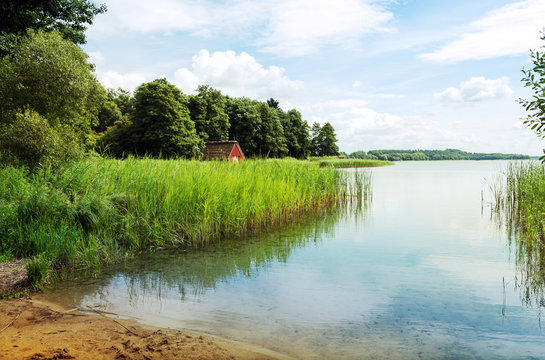 Schaalsee bei Dargow in Mecklenburg-Vorpommern