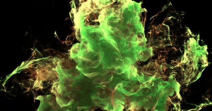 Motion Background VJ Loop - Particles 4k + Matte