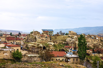 Fototapeta na wymiar Old town Mustafa Pasha, Cappadocia, Turkey
