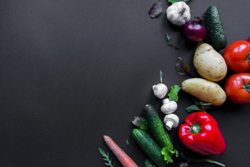 Healthly food - vegetables on the table