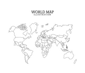 world map design 