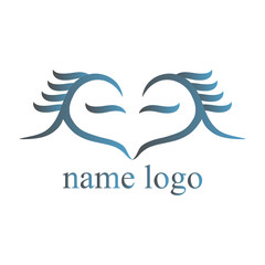 Vector logo for web design