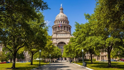 Texas State Capitol Building in Austin, Texas - obrazy, fototapety, plakaty