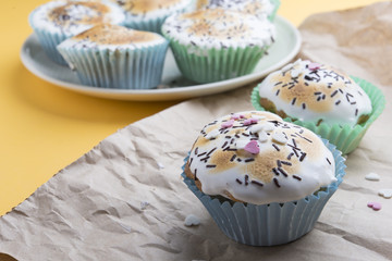 cupcakes with decorations for special day