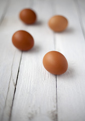 Raw eggs