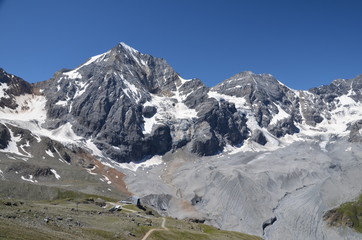 Fototapeta premium Trentino Alto Adige, Italian Alps - The Ortles glacier