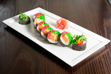 rolls served on a plate