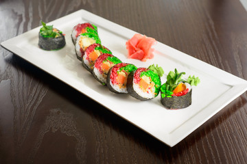 rolls served on a plate