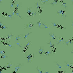 Fototapeta premium Hand drawn vector illustration. Seamless pattern with tribal arrows. Perfect for wallpapers, greeting cards, blogs, web page background and more.
