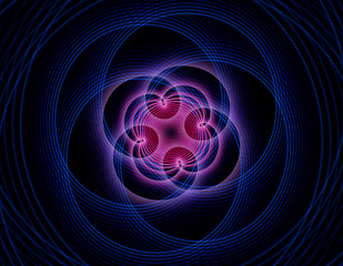 Abstract fractal illustration for creative design