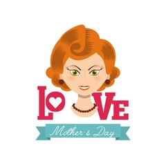 happy mothers day card design 