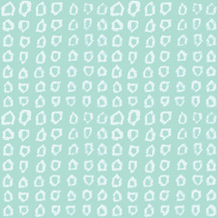 Seamless pattern with hand drawn shapes