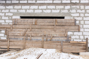 clogged wood garage doors in the house