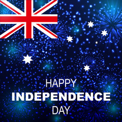 Obraz premium Abstract background for Australia Day